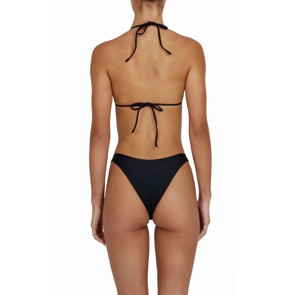 Bamba Swim Malibu Bikini Top in Jet Black - Picture 3 of 5